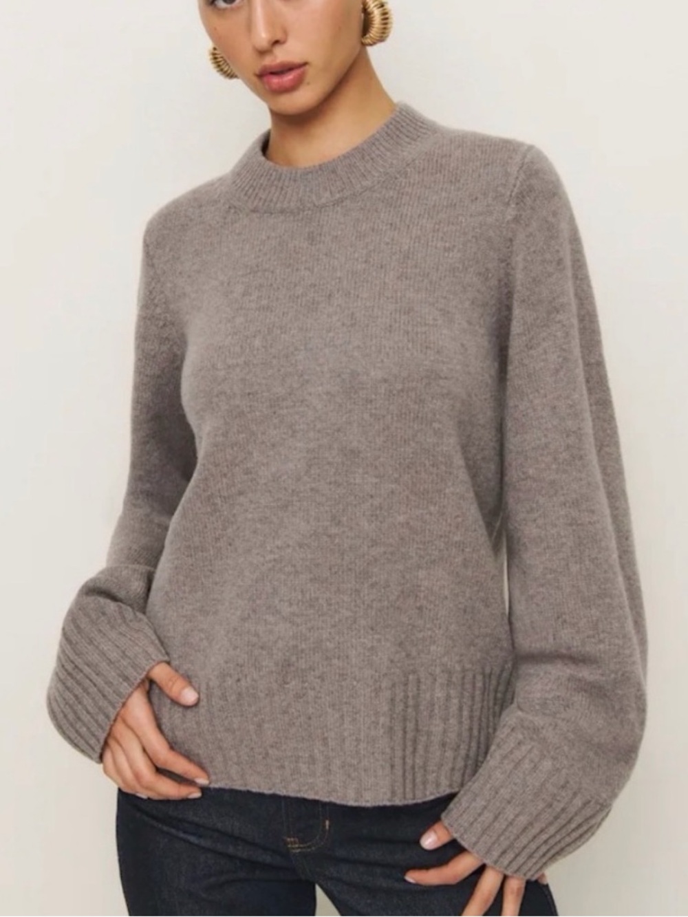 Reformation Calloway Regenerative Wool Crew